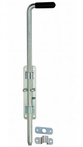 Doppeltor-Überwurf Tor-Riegel Tür-Riegel Schlagladen Tor-Verschluss Metall  46 cm