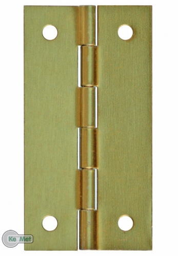 100 Möbelband Schatullen Scharniere Minischarniere 30 x16 mm Gold