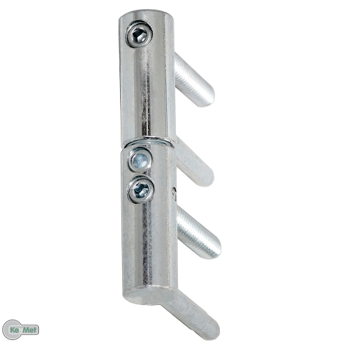 Einbohrbänder Haustürbänder Türbänder Verzinkt 20 mm Nylonbuchse OTLAV Exacta 3-D