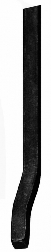 Tortreibriegel Torverschluss Trtreibriegel Stange Torverriegelung 14 mm Schwarz - Produktart: Stange 1300 mm